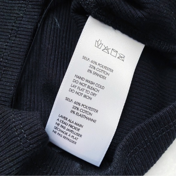 Urban Outfitters NWOT Black Bardot Crop Top - Picture 9 of 11